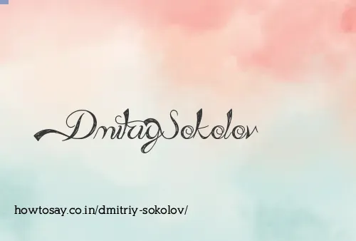Dmitriy Sokolov