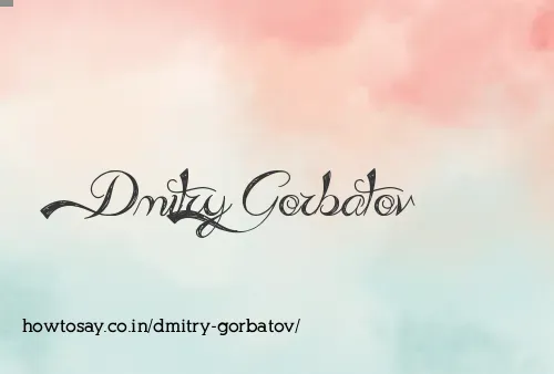 Dmitry Gorbatov