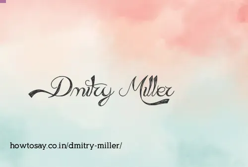 Dmitry Miller