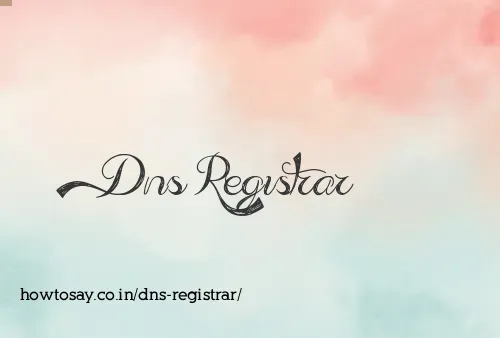Dns Registrar