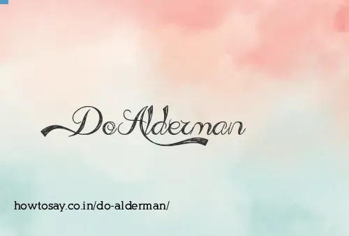 Do Alderman