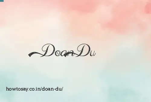Doan Du