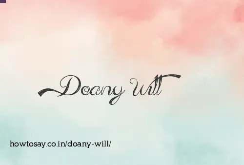 Doany Will