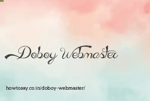 Doboy Webmaster