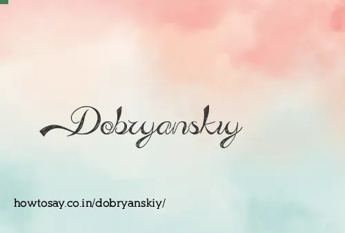 Dobryanskiy