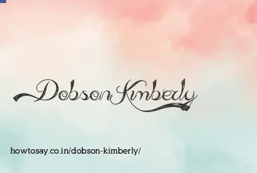 Dobson Kimberly