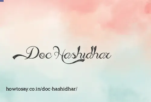 Doc Hashidhar