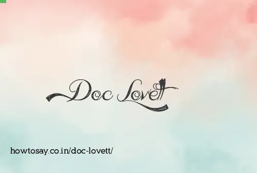 Doc Lovett