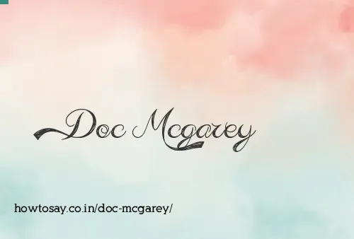 Doc Mcgarey