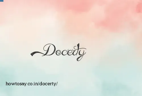 Docerty