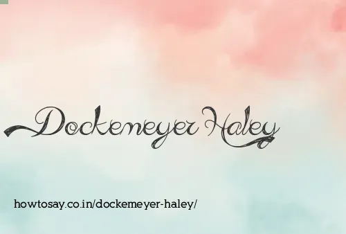 Dockemeyer Haley