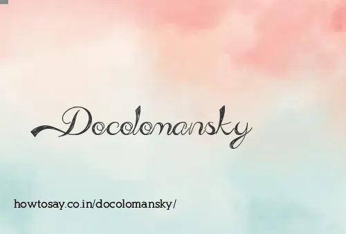 Docolomansky