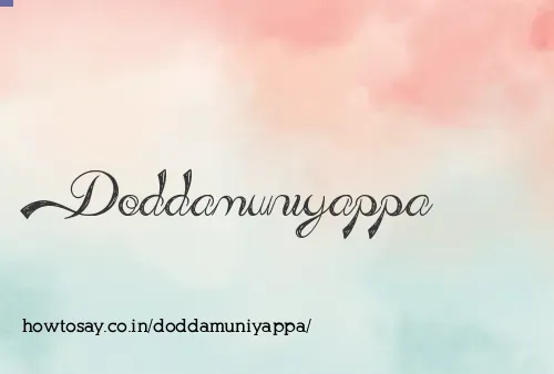 Doddamuniyappa