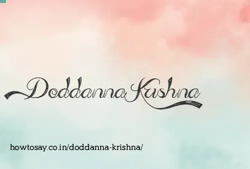 Doddanna Krishna