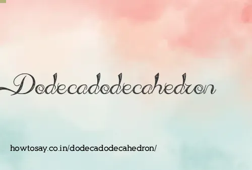 Dodecadodecahedron