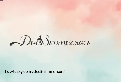 Dodi Simmerson