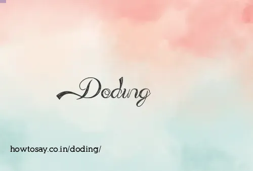 Doding