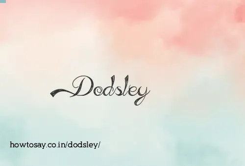 Dodsley