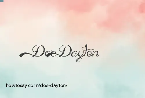 Doe Dayton