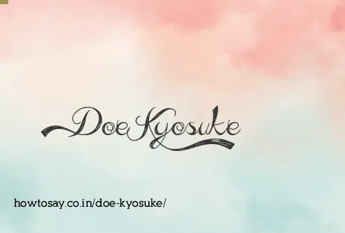 Doe Kyosuke