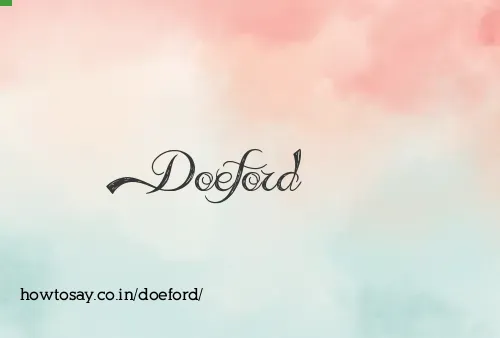 Doeford