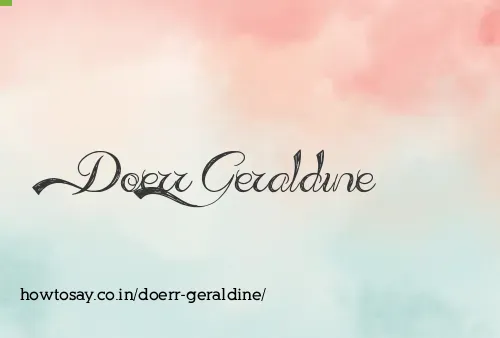 Doerr Geraldine