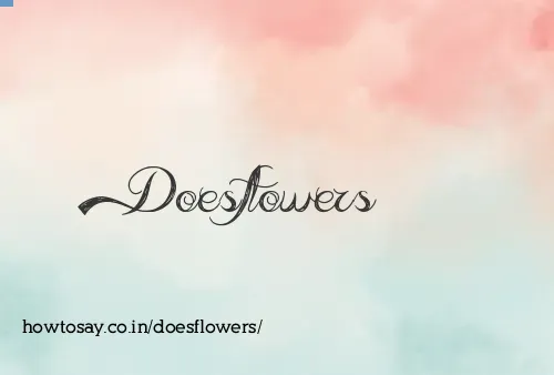 Doesflowers