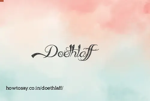 Doethlaff