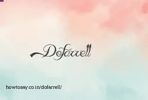 Dofarrell