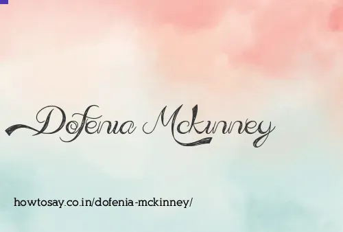 Dofenia Mckinney