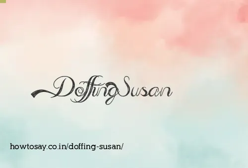 Doffing Susan