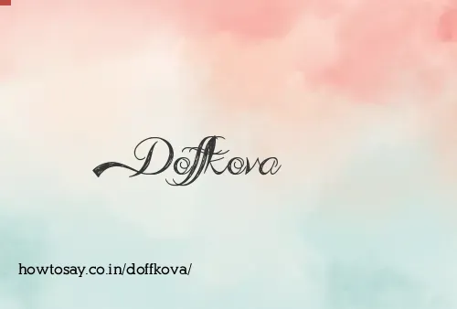 Doffkova