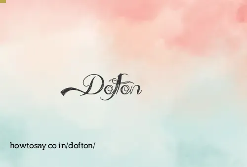 Dofton
