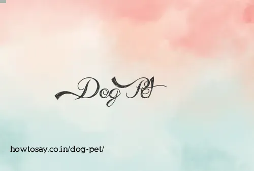 Dog Pet