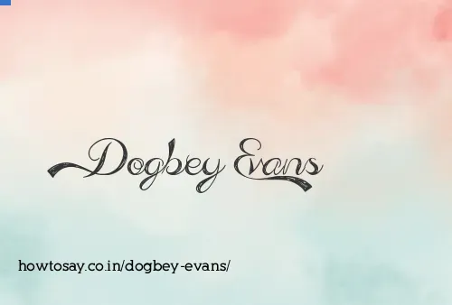 Dogbey Evans