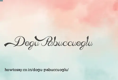 Dogu Pabuccuoglu
