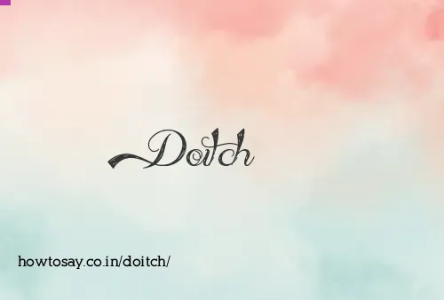 Doitch