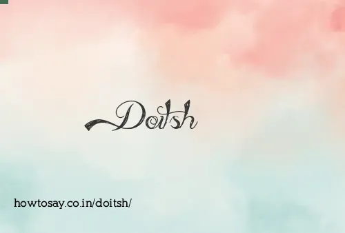 Doitsh