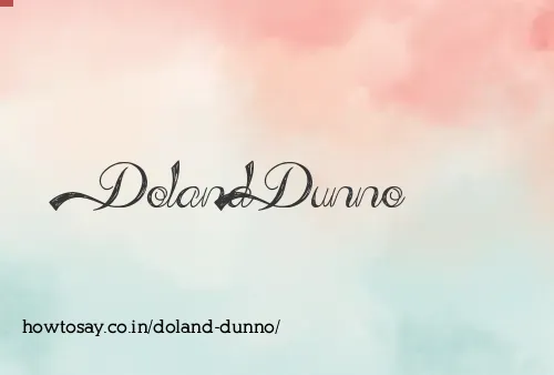 Doland Dunno