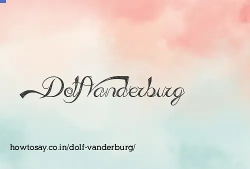 Dolf Vanderburg