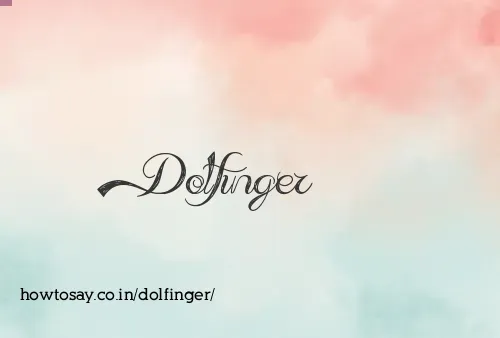 Dolfinger
