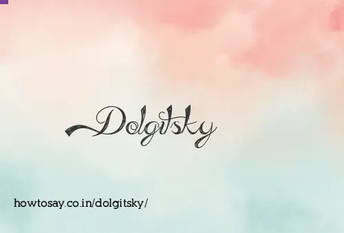 Dolgitsky