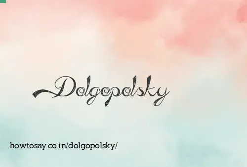 Dolgopolsky