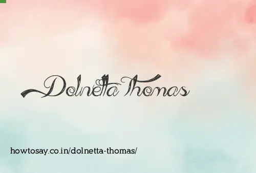 Dolnetta Thomas