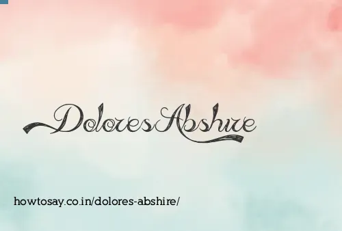 Dolores Abshire