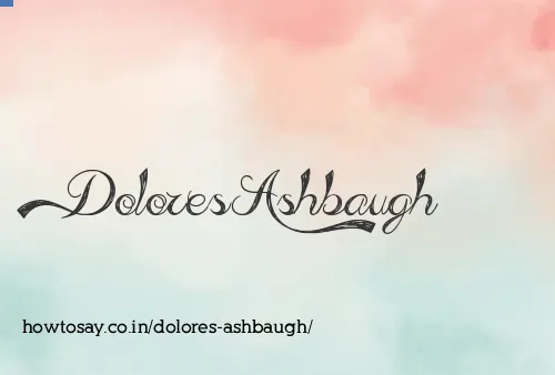 Dolores Ashbaugh