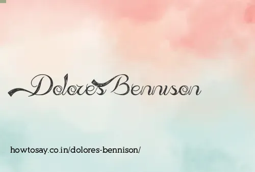 Dolores Bennison
