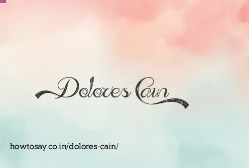 Dolores Cain