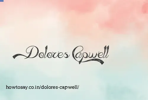 Dolores Capwell