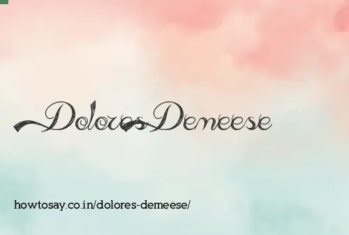 Dolores Demeese